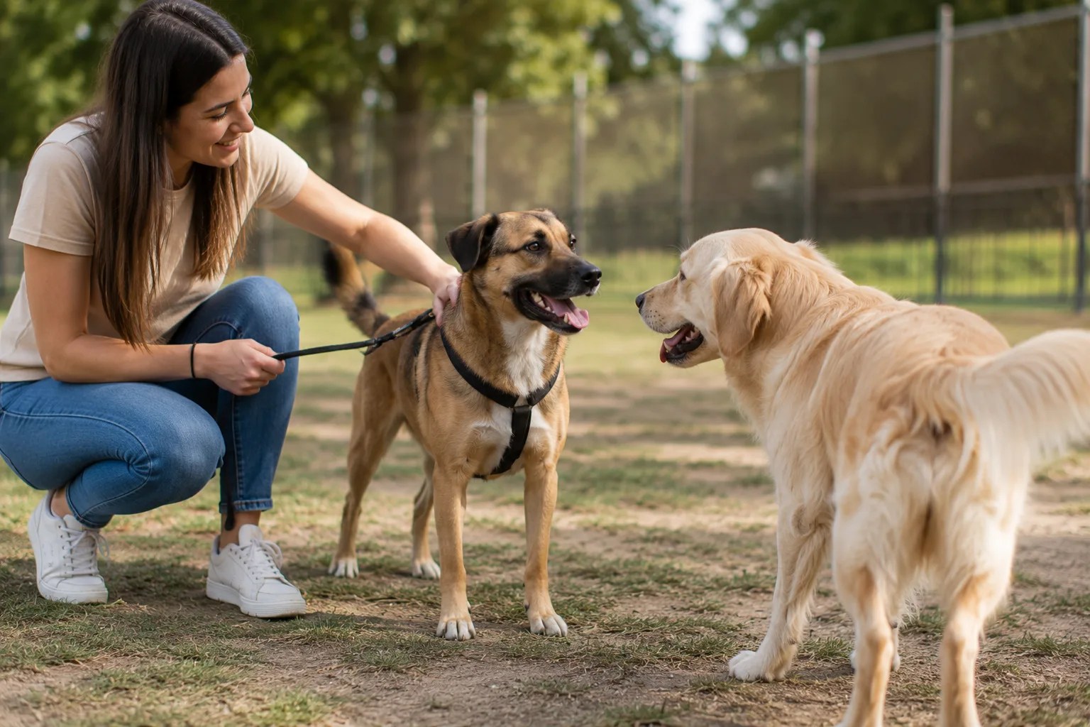 Imagen 1 del artículo Cómo Ayudar a Tu Perro a Adaptarse a Nuevos Entornos y Socializar con Otros Perros: Guía Completa para Dueños Responsa