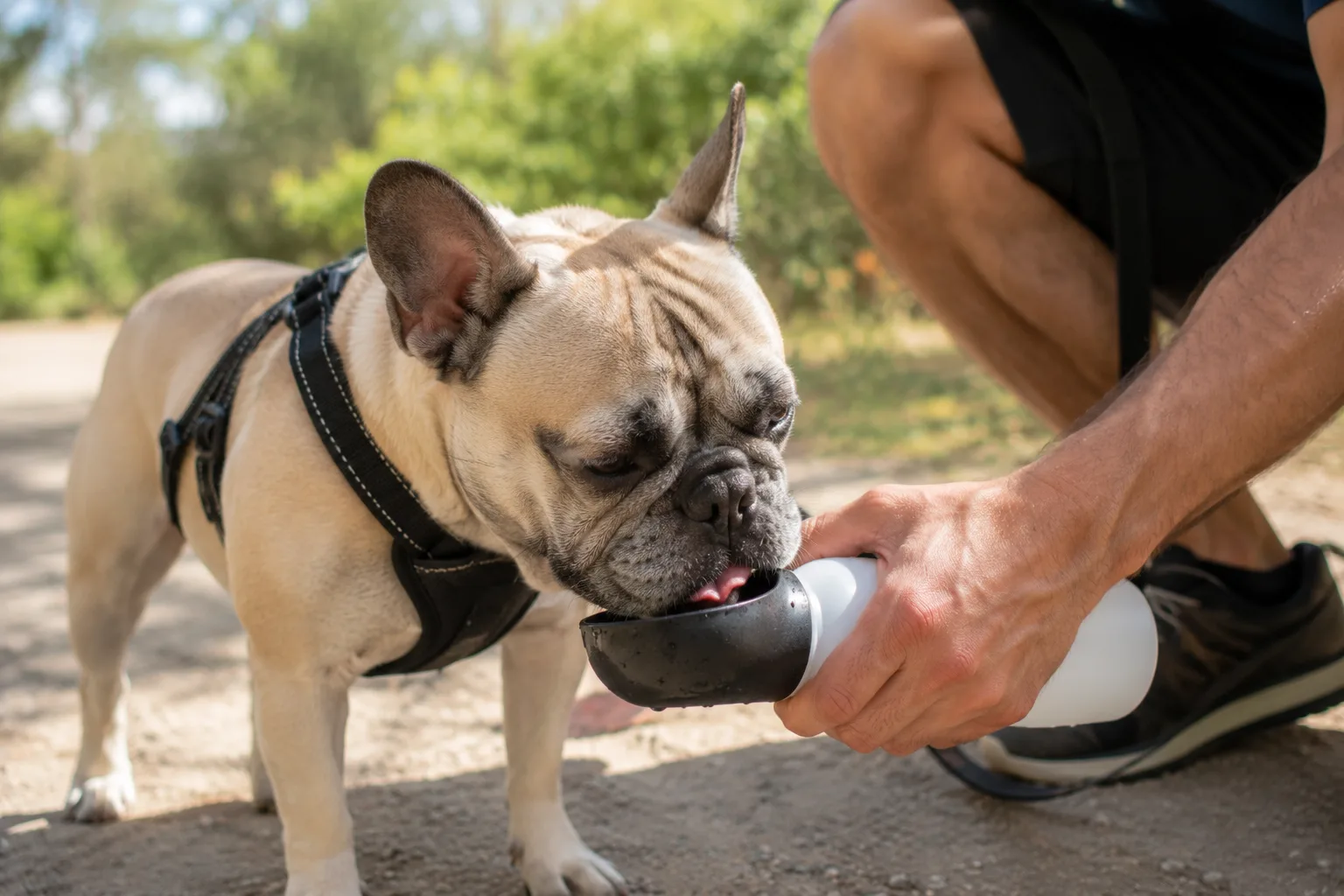 Imagen 1 del artículo Cómo Pasear a un Bulldog Francés en Verano Sin que Sufra un Golpe de Calor: Guía Definitiva