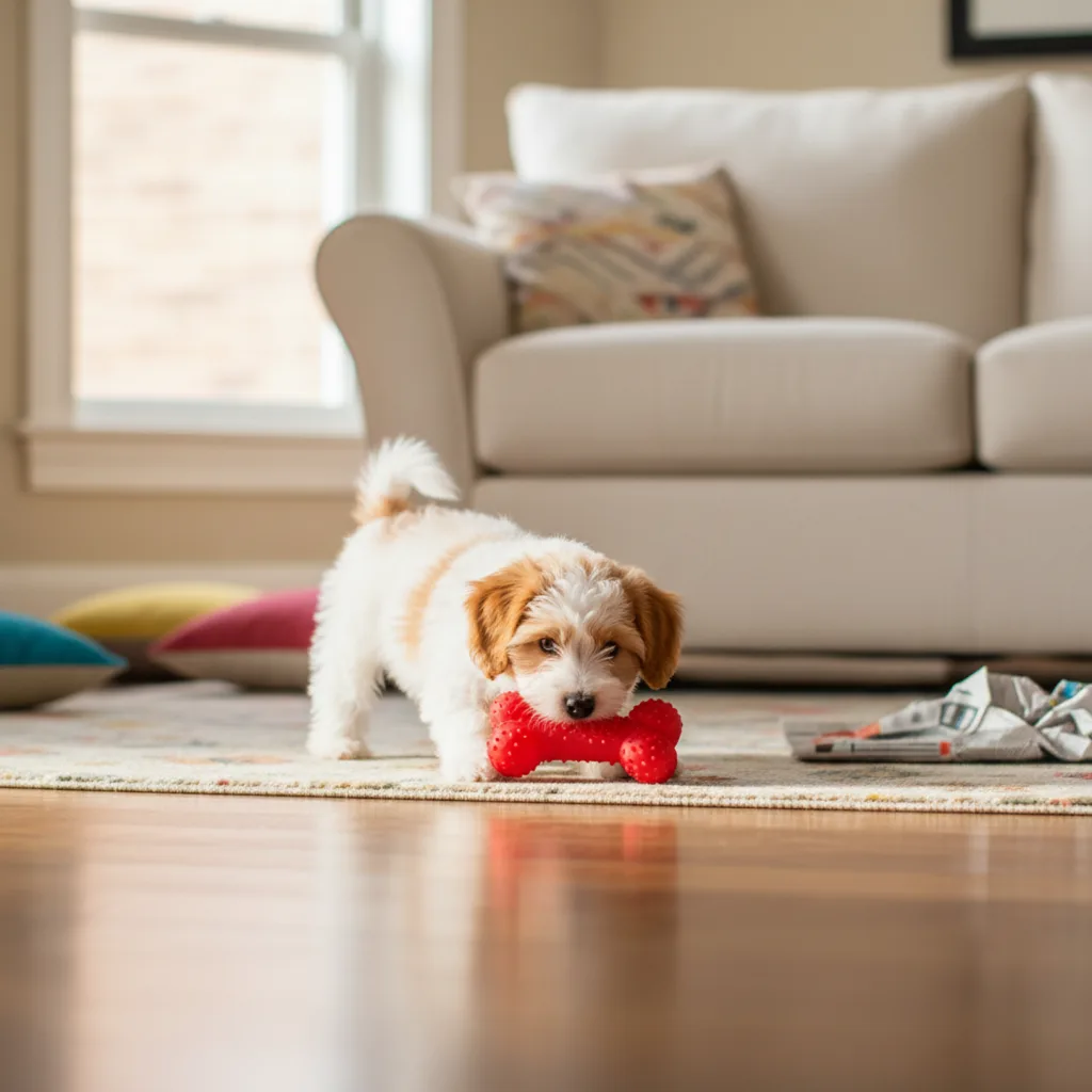 Imagen 1 del artículo Cómo evitar que tu cachorro muerda todo: guía práctica para corregirlo sin dañarlo