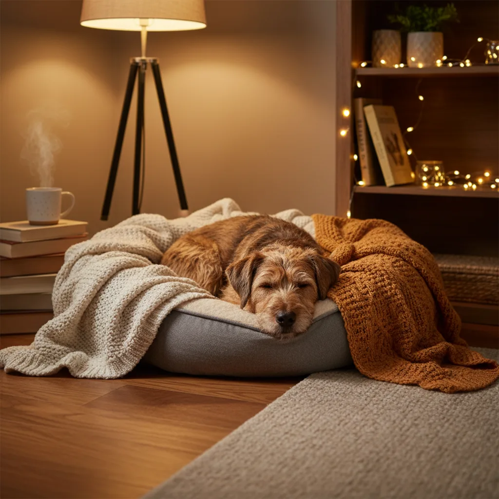 Imagen 1 del artículo Cómo calmar a un perro con miedo a los petardos o tormentas (sin empeorar su ansiedad)