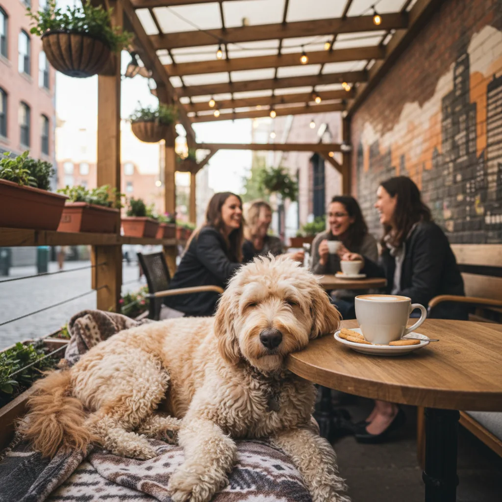 Portada del artículo Cómo llevar a tu perro a una cafetería por primera vez sin estrés: guía práctica para una experiencia agradable
