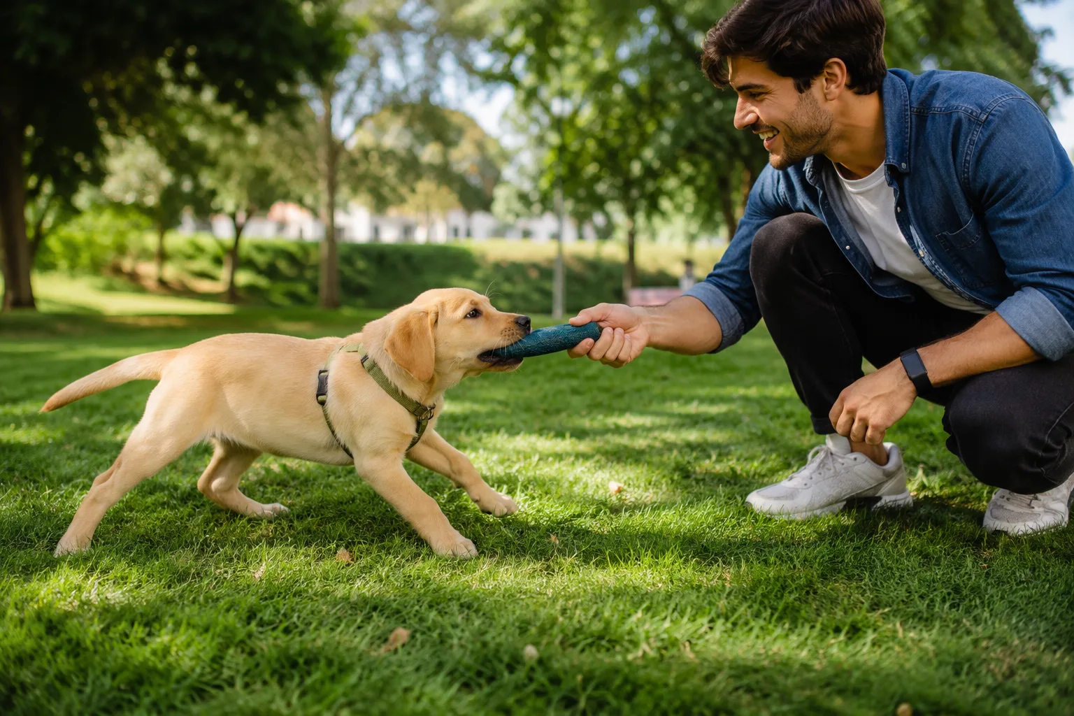Portada del artículo Adiestramiento de Cachorros Labrador Retriever: Cuándo Empezar y Qué Enseñar Primero para un Perro Feliz