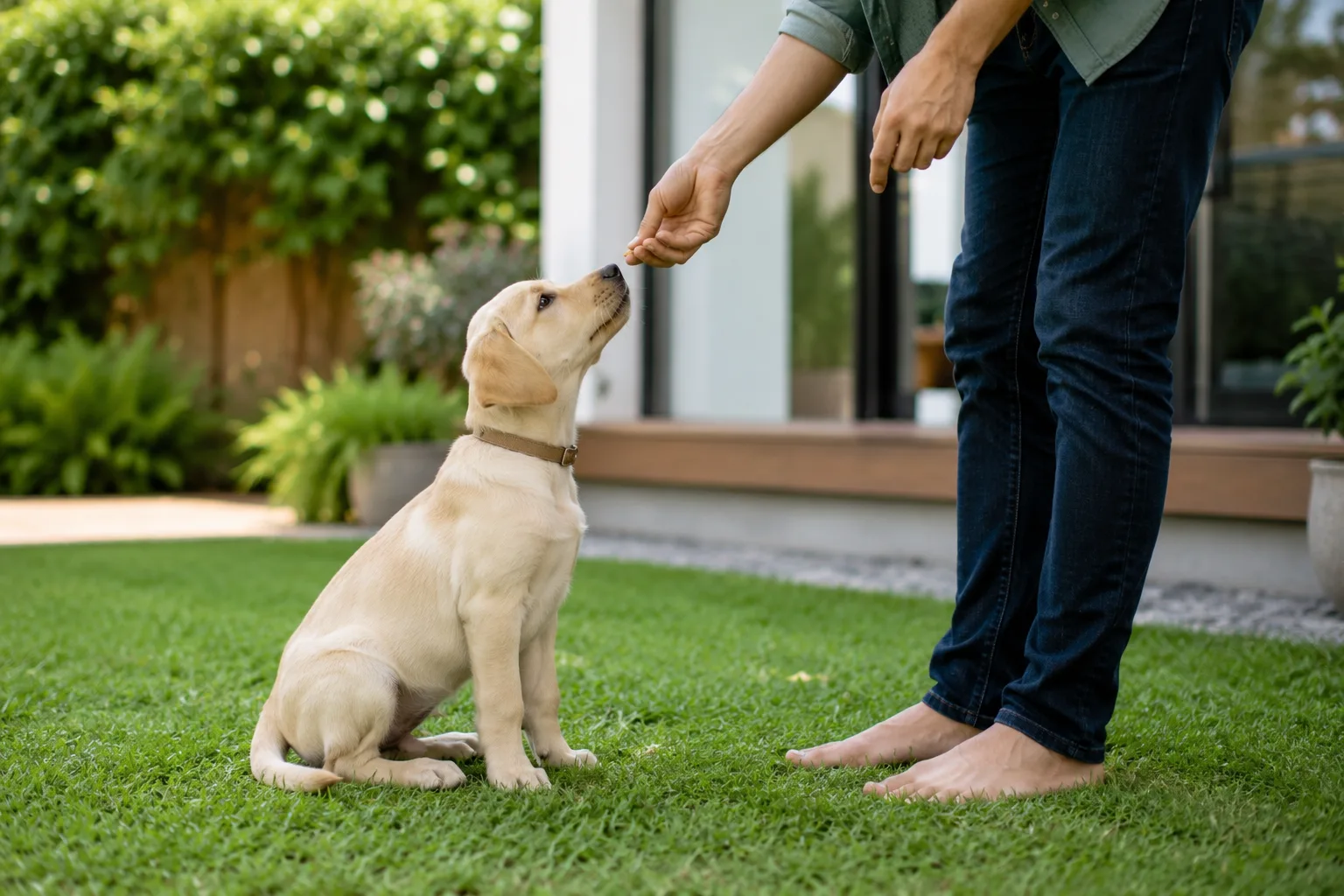 Imagen 1 del artículo Adiestramiento de Cachorros Labrador Retriever: Cuándo Empezar y Qué Enseñar Primero para un Perro Feliz