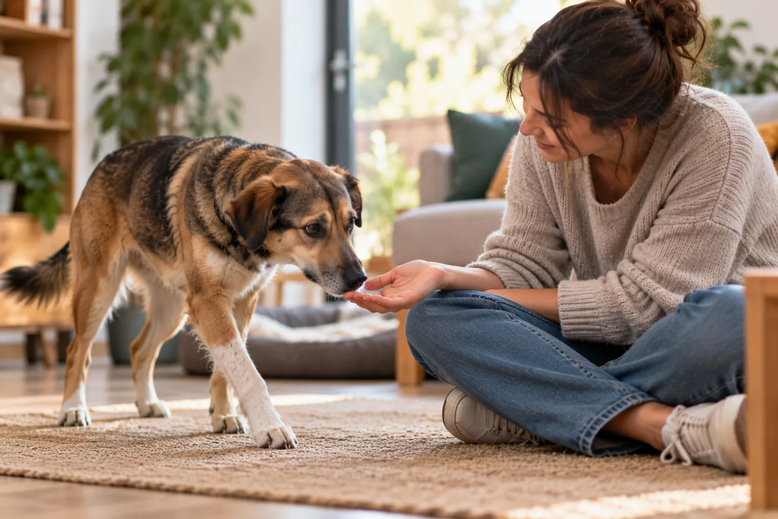 Imagen 1 del artículo Cómo Establecer un Vínculo Sólido con un Perro con Trauma o Miedos: Guía Empática para Reconstruir la Confianza