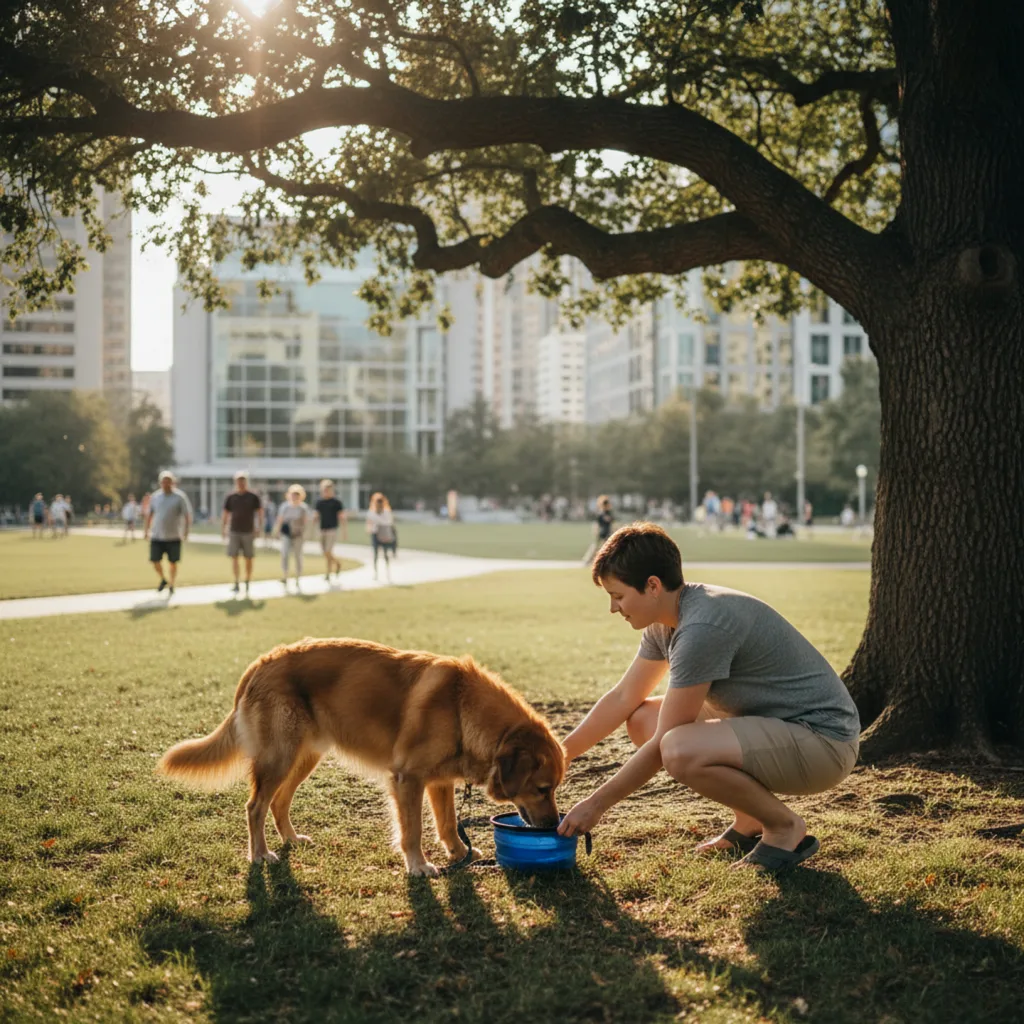 Imagen 1 del artículo Mi perro no bebe agua en el paseo: cómo evitar deshidratación sin forzarlo