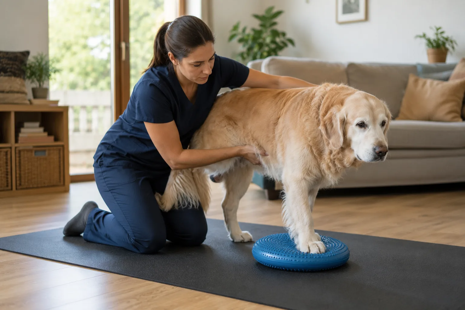 Imagen 1 del artículo Fisioterapia Canina a Domicilio: ¿Cuándo es la Mejor Solución para Perros Mayores o con Movilidad Reducida?