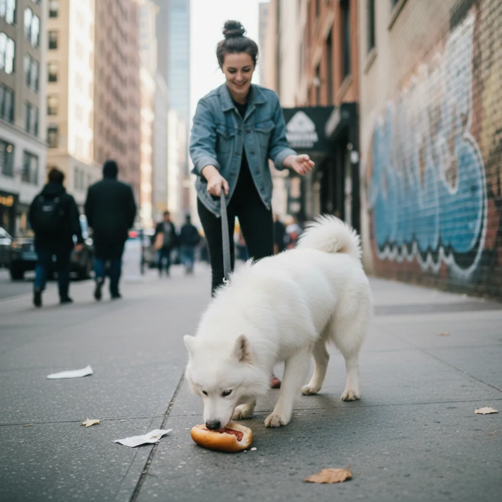 Imagen 1 del artículo Qué hacer si tu perro come cosas del suelo en la calle (guía práctica para evitar peligros)