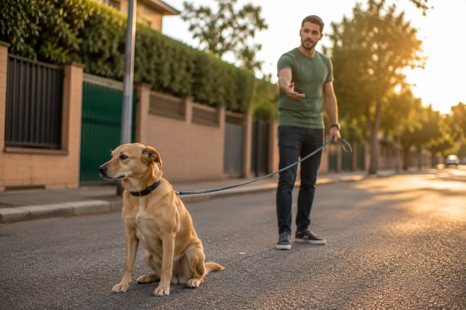 Portada del artículo Mi perro se niega a volver a casa del paseo: causas, soluciones y cuándo buscar ayuda profesional