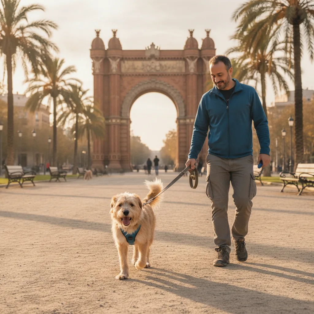 Portada del artículo Cómo saber si tu paseador de perros es bueno en Barcelona: señales clave para dueños preocupados
